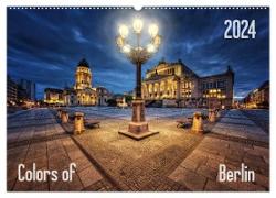 Colors of Berlin 2024 (Wandkalender 2024 DIN A2 quer), CALVENDO Monatskalender