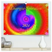 Energie-Spiralen 2024 (hochwertiger Premium Wandkalender 2024 DIN A2 quer), Kunstdruck in Hochglanz