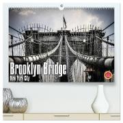 Brooklyn Bridge - New York City (hochwertiger Premium Wandkalender 2024 DIN A2 quer), Kunstdruck in Hochglanz
