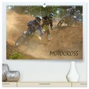 Motocross (hochwertiger Premium Wandkalender 2024 DIN A2 quer), Kunstdruck in Hochglanz