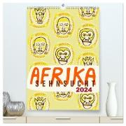 Afrika-Sehnsucht 2024 (hochwertiger Premium Wandkalender 2024 DIN A2 hoch), Kunstdruck in Hochglanz