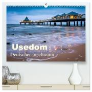 Usedom - Deutscher Inseltraum (hochwertiger Premium Wandkalender 2024 DIN A2 quer), Kunstdruck in Hochglanz