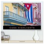 Cuba Highlights (hochwertiger Premium Wandkalender 2024 DIN A2 quer), Kunstdruck in Hochglanz