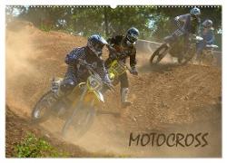 Motocross (Wandkalender 2024 DIN A2 quer), CALVENDO Monatskalender