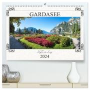 Gardasee - Idylle am Lago 2024 (hochwertiger Premium Wandkalender 2024 DIN A2 quer), Kunstdruck in Hochglanz