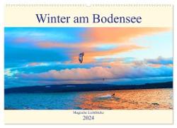 Winter am Bodensee ¿ Magische Lichtblicke (Wandkalender 2024 DIN A2 quer), CALVENDO Monatskalender