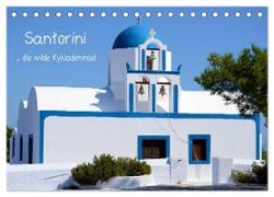 Santorini (Tischkalender 2024 DIN A5 quer), CALVENDO Monatskalender