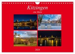 Kitzingen am Main (Wandkalender 2024 DIN A4 quer), CALVENDO Monatskalender