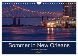 Sommer in New Orleans (Wandkalender 2024 DIN A4 quer), CALVENDO Monatskalender