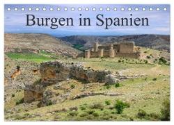 Burgen in Spanien (Tischkalender 2024 DIN A5 quer), CALVENDO Monatskalender