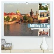 Frühling in Prag (hochwertiger Premium Wandkalender 2024 DIN A2 quer), Kunstdruck in Hochglanz