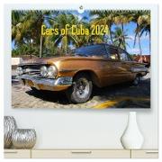 Cars of Cuba 2024 (hochwertiger Premium Wandkalender 2024 DIN A2 quer), Kunstdruck in Hochglanz