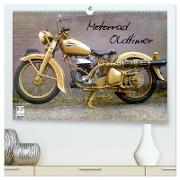 Motorrad Oldtimer (hochwertiger Premium Wandkalender 2024 DIN A2 quer), Kunstdruck in Hochglanz