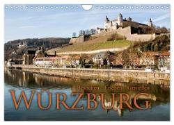 Würzburg - Besuchen - Erleben - Genießen (Wandkalender 2024 DIN A4 quer), CALVENDO Monatskalender