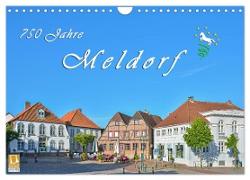 750 Jahre Meldorf (Wandkalender 2024 DIN A4 quer), CALVENDO Monatskalender