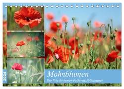 Mohnblumen (Tischkalender 2024 DIN A5 quer), CALVENDO Monatskalender