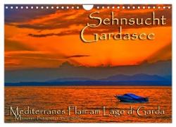 Sehnsucht Gardasee - Mediterranes Flair am Lago di Garda (Wandkalender 2024 DIN A4 quer), CALVENDO Monatskalender