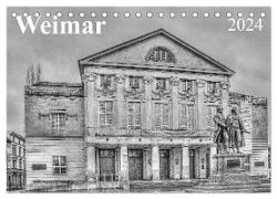 Weimar (Tischkalender 2024 DIN A5 quer), CALVENDO Monatskalender