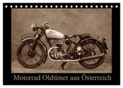 Motorrad Oldtimer aus Österreich (Tischkalender 2024 DIN A5 quer), CALVENDO Monatskalender