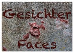 Gesichter ¿Faces (Tischkalender 2024 DIN A5 quer), CALVENDO Monatskalender