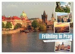 Frühling in Prag (Tischkalender 2024 DIN A5 quer), CALVENDO Monatskalender