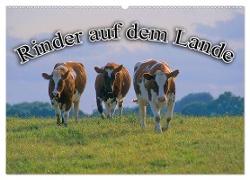 Rinder auf dem Lande (Wandkalender 2024 DIN A2 quer), CALVENDO Monatskalender