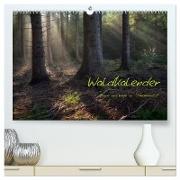 Waldkalender (hochwertiger Premium Wandkalender 2024 DIN A2 quer), Kunstdruck in Hochglanz