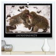 Japanmakaken (hochwertiger Premium Wandkalender 2024 DIN A2 quer), Kunstdruck in Hochglanz