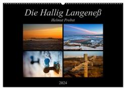 Die Hallig Langeneß (Wandkalender 2024 DIN A2 quer), CALVENDO Monatskalender