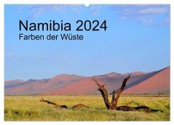 Namibia 2024 Farben der Wüste (Wandkalender 2024 DIN A2 quer), CALVENDO Monatskalender