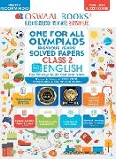 Oswaal One for All Olympiad Previous Years' Solved Papers, Class-2 English Book (For 2021-22 Exam)