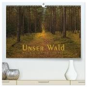 Unser Wald - Magische Sichten in norddeutsche Wälder (hochwertiger Premium Wandkalender 2024 DIN A2 quer), Kunstdruck in Hochglanz