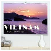 VIETNAM (hochwertiger Premium Wandkalender 2024 DIN A2 quer), Kunstdruck in Hochglanz