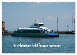 Die schönsten Schiffe vom Bodensee (Wandkalender 2024 DIN A2 quer), CALVENDO Monatskalender
