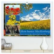 Mein buntes Mecklenburg (hochwertiger Premium Wandkalender 2024 DIN A2 quer), Kunstdruck in Hochglanz