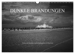 Dunkle Brandungen - Nordsee und Mittelmeer Landschaftsfotografien von Niko Korte (Wandkalender 2024 DIN A3 quer), CALVENDO Monatskalender