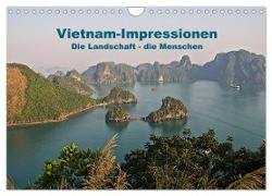Vietnam Impressionen / Die Landschaft ¿ die Menschen (Wandkalender 2024 DIN A4 quer), CALVENDO Monatskalender
