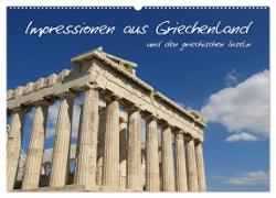 Impressionen aus Griechenland (Wandkalender 2024 DIN A2 quer), CALVENDO Monatskalender