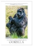Emotionale Momente: Aus dem Leben der Familie Gorilla. (Wandkalender 2024 DIN A2 hoch), CALVENDO Monatskalender
