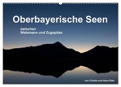Oberbayerische Seen (Wandkalender 2024 DIN A2 quer), CALVENDO Monatskalender