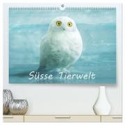 Süsse Tierwelt / CH-Version / Geburtstagskalender (hochwertiger Premium Wandkalender 2024 DIN A2 quer), Kunstdruck in Hochglanz