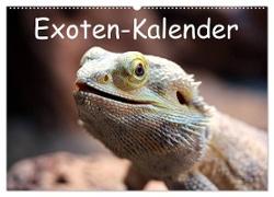 Exoten-Kalender (Wandkalender 2024 DIN A2 quer), CALVENDO Monatskalender