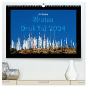 Bhutan Druk Yul 2024 (hochwertiger Premium Wandkalender 2024 DIN A2 quer), Kunstdruck in Hochglanz