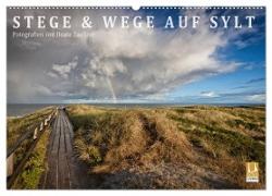 Stege & Wege auf Sylt (Wandkalender 2024 DIN A2 quer), CALVENDO Monatskalender