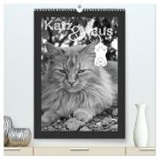 Katz & Maus (hochwertiger Premium Wandkalender 2024 DIN A2 hoch), Kunstdruck in Hochglanz