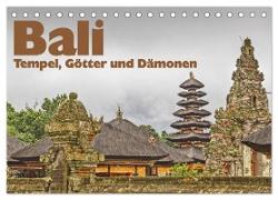 Bali - Tempel, Götter und Dämonen (Tischkalender 2024 DIN A5 quer), CALVENDO Monatskalender