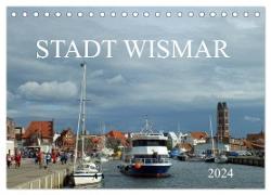 Stadt Wismar 2024 (Tischkalender 2024 DIN A5 quer), CALVENDO Monatskalender