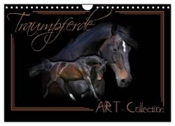 Traumpferde-ART-Collection (Wandkalender 2024 DIN A4 quer), CALVENDO Monatskalender
