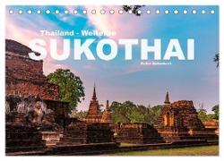 Thailand - Welterbe Sukothai (Tischkalender 2024 DIN A5 quer), CALVENDO Monatskalender