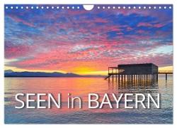 Seen in Bayern (Wandkalender 2024 DIN A4 quer), CALVENDO Monatskalender